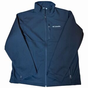 Men's Columbia 1556531 Ascender Softshell Jacket  Black Size Large